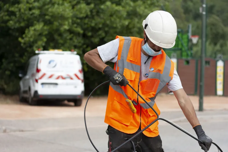 Photo ouverture de câble